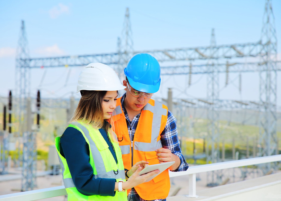 Construction Workers working on utilities