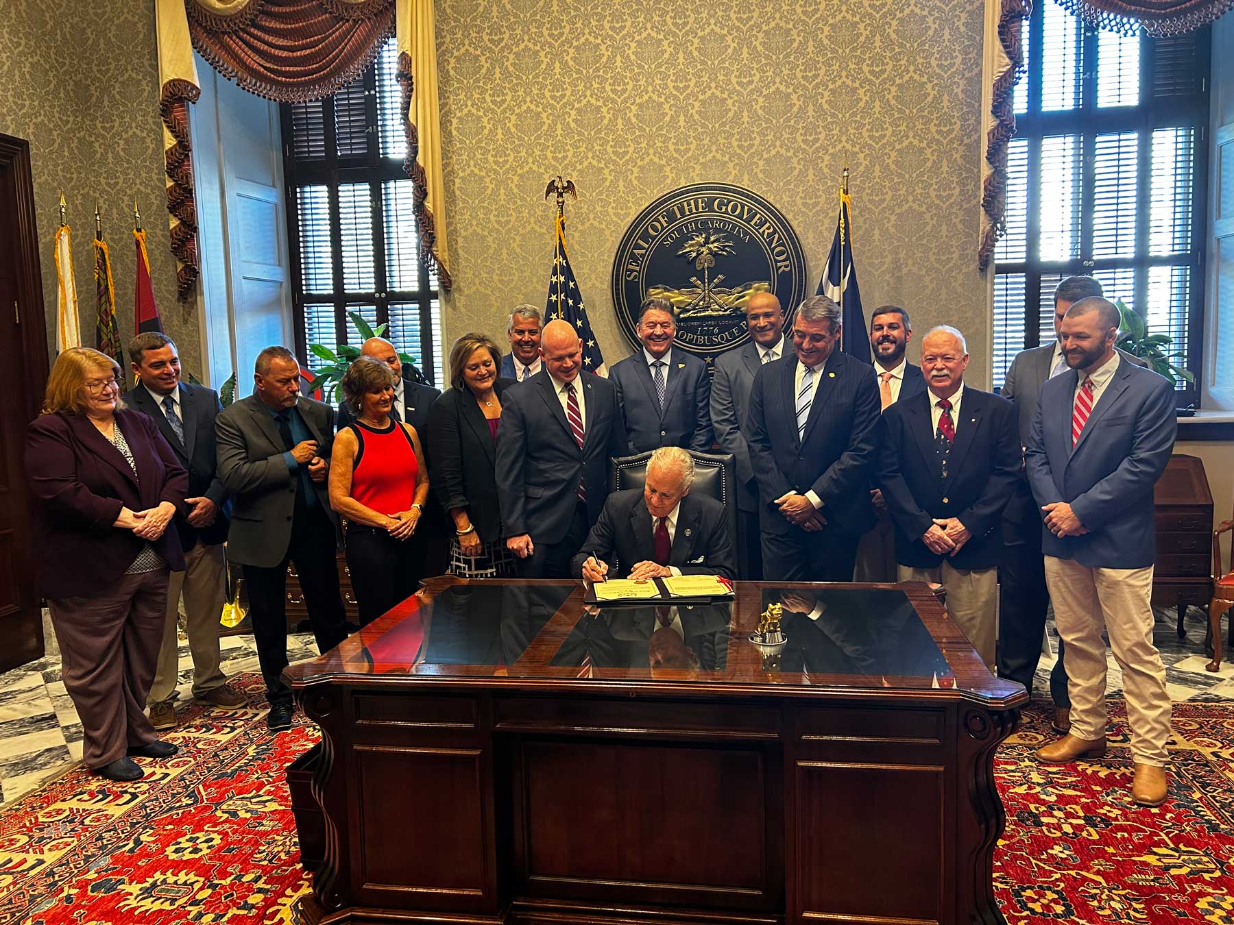 Governor McMaster Signing the Bill