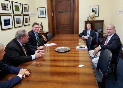 CAGC BOD Chair Paul Mashburn, Marty McKee, Dave Simpson, U.S. Sen. Lindsey Graham, R-SC, and Allen Gray of AGCA