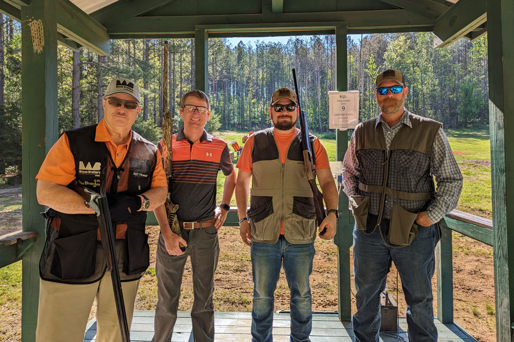 Wayne Brothers Team at the Spring Sporting Clays Tournament