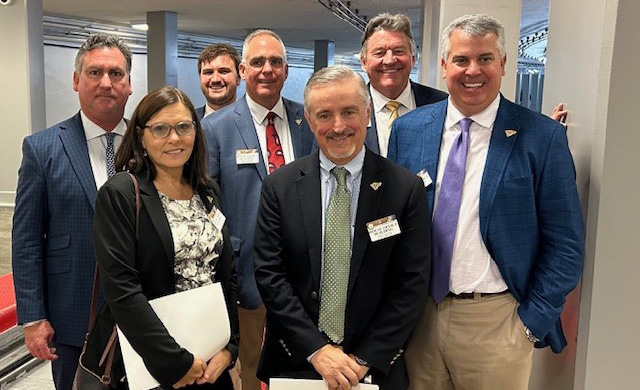 CAGC Board Members and CAGC President and CEO Dave Simpson in Washington DC