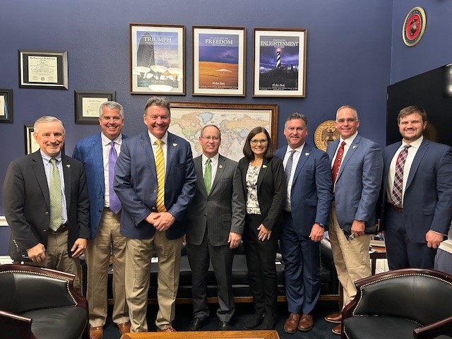 CAGC Board Members and CAGC President and CEO Dave Simpson in Washington DC